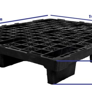 Palet de plástico ligero encajable 12109T