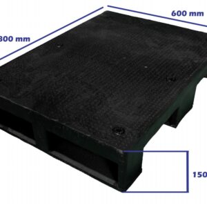 Palet de plástico higiénico 800 x 600 - Plasteel 80