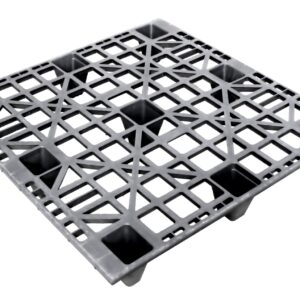 Palet de plástico reciclado 1100 X 1100 encajable